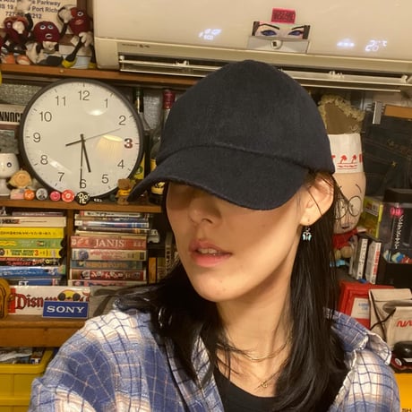 [USED] wool 風 BLACK CAP