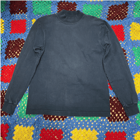 [USED] CAMBER モックネック ロンTee NAVY💙