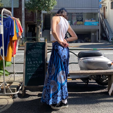 [USED] BLUEの巻きスカート