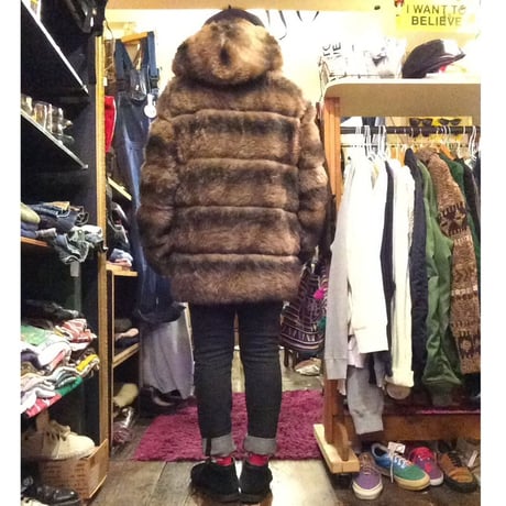 [USED] vintage フェイクファーJKT