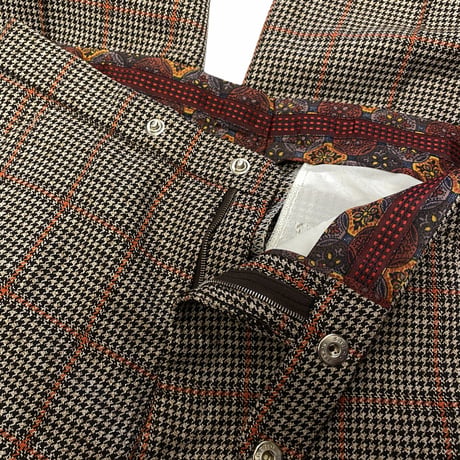 [USED] 千鳥柄 フレアPANTS