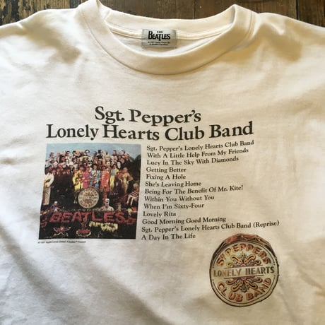 [USED] NICE PRINT  ♡  90's BEATLES "Sgt. Peppers"  Tee
