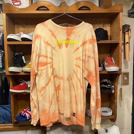 [USED]“HUF”タイダイロンTee