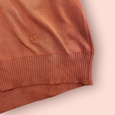 [USED]  orange polo風ニット🍊