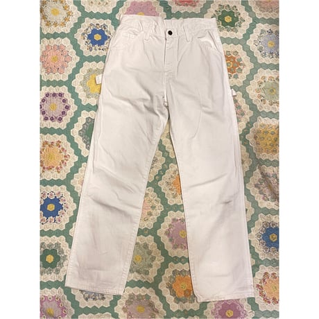 [USED] Dickies WHITE PAINTER PANTS！