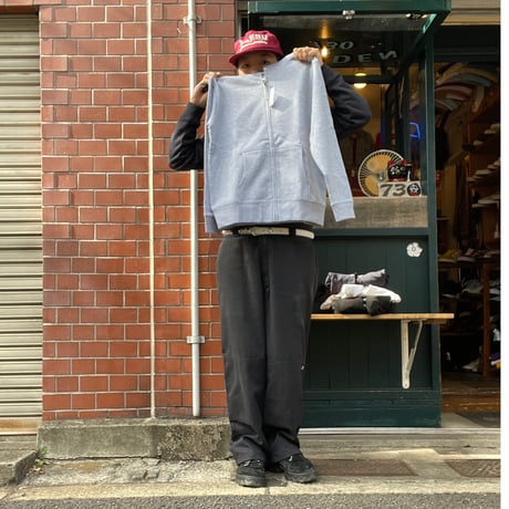 [USED] 極太 Dickies ダブルニー PANTS NAVY (W32)