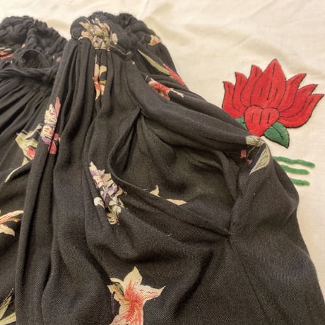 [USED] 花柄 VISCOSE LONG SKIRT💐