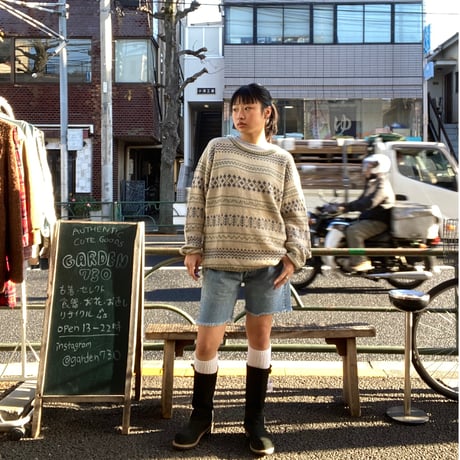 [USED] "L.L.Bean" LINEN&WOOLのニット