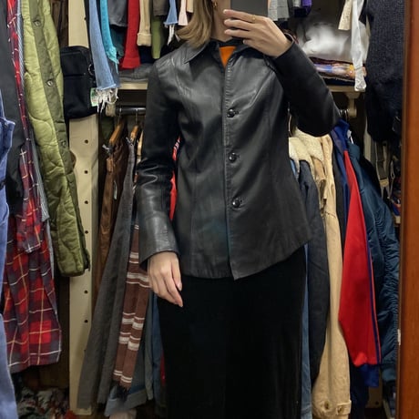 [USED] REAL LEATHER SHIRT！