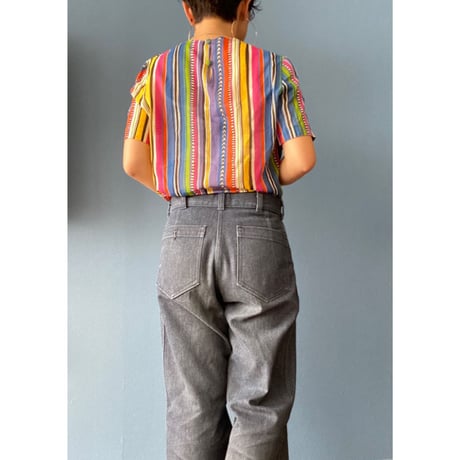 [USED] さらさら アフリカン調 TOPS