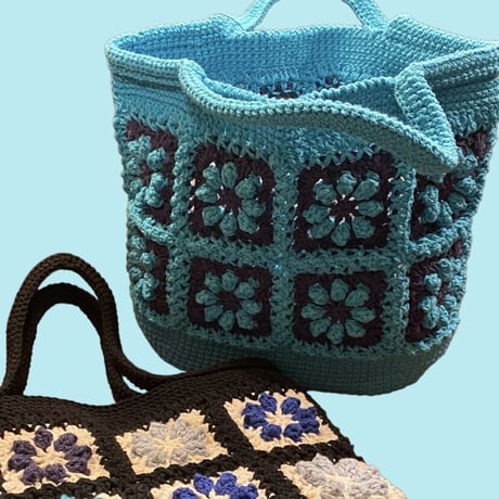 [SELECT] グラニー編み ハンドBAG