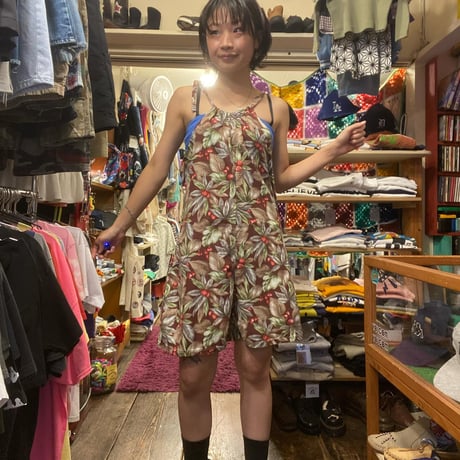 [USED] コーヒー豆 ショート丈サロペット