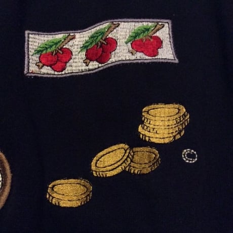 [USED] LASVEGAS 刺繍 V SWEAT