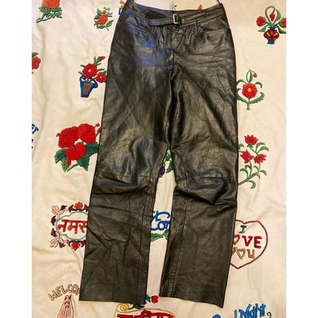 [USED] EURO  LEATHER PANTS♡