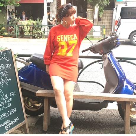 [USED]  80's  RUSSELL フットボールTee