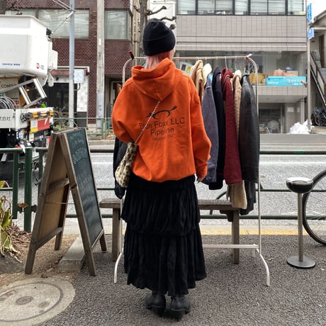 [USED] "Blue Foxx LLC." ORANGE PARKA🧡