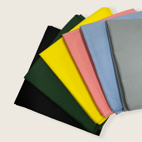 [SELECT] 無地 BANDANA  made in USA.