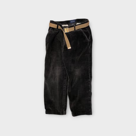 [USED] 太畝コーデュロイ PANTS  "紐入れ DARK GREY"