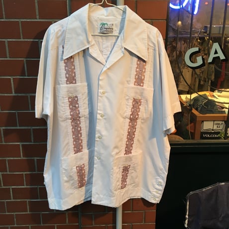 [USED] WHITE キューバシャツ