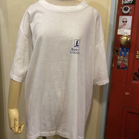 [USED] "BANK OF LANCASTER" Tee！