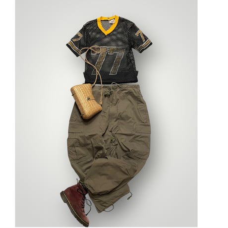 [USED] vintage MESH FOOTBALL  Tee