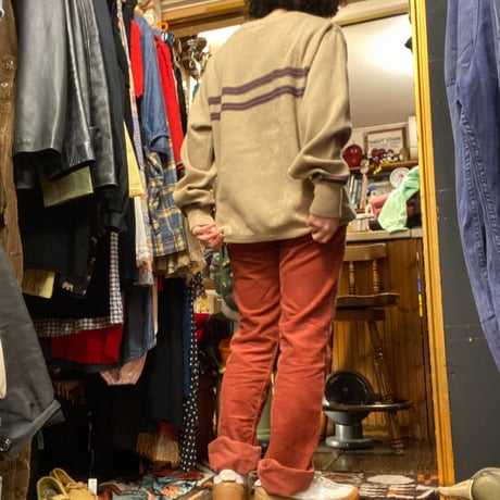[USED] Levi's ベージュ リブニット