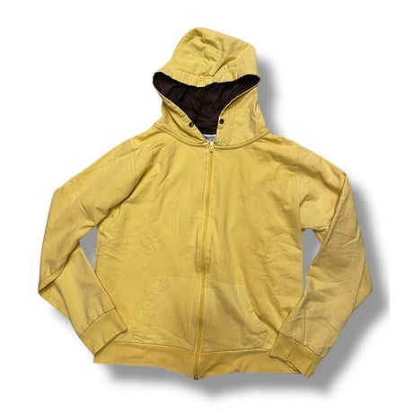 [USED]  EURO cotton イエロー ZIP PARKA