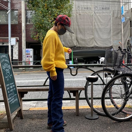 [USED] CHECK WOOL CAP