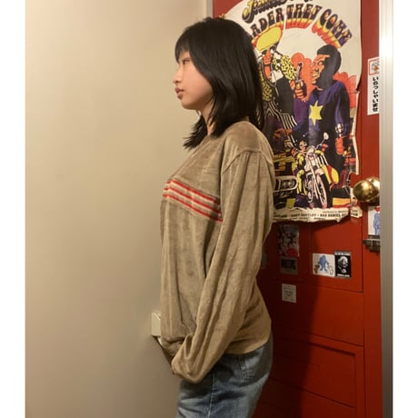 [USED] ベロアラインtops