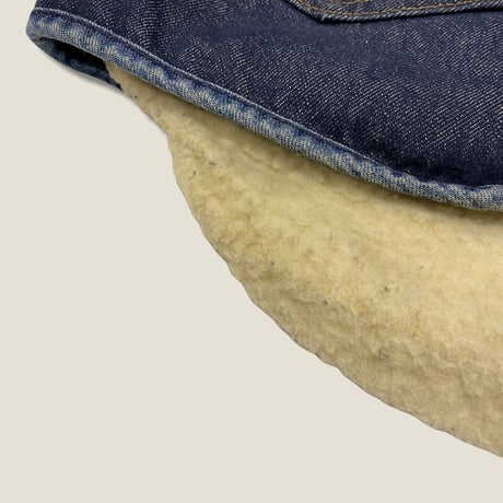 [USED] Sears "ROEBUCKS" ボアデニムVEST♡