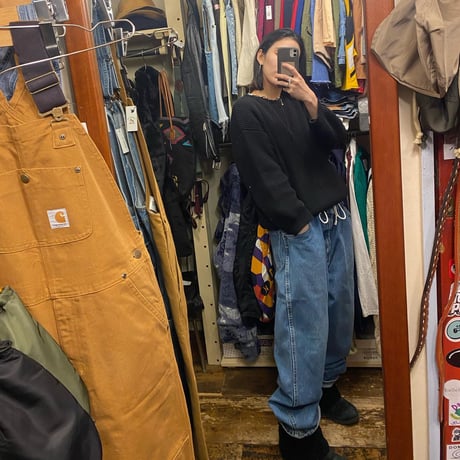 [USED] Dickies 紐入れ DENIM PAINTER PANTS