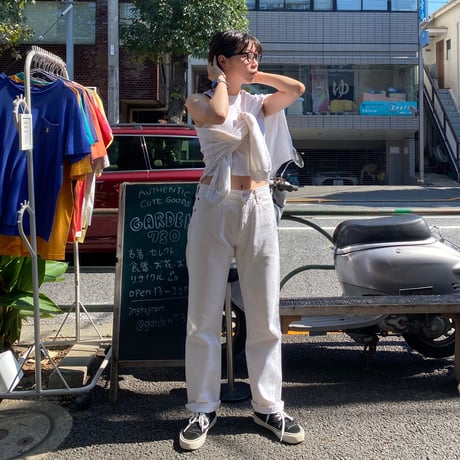 [USED] Levi's 501 WHITE🤍made in POLAND
