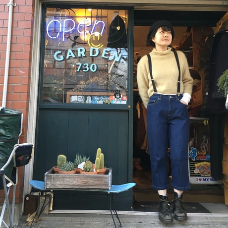 [USED] LAUREN JEANS  はんぱ丈デニム
