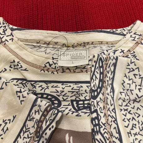 [USED] 地層柄 BORDER tee