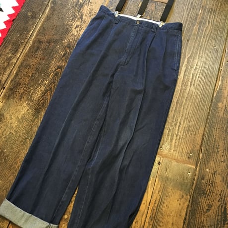 [USED] DENIM 2タック パンツ