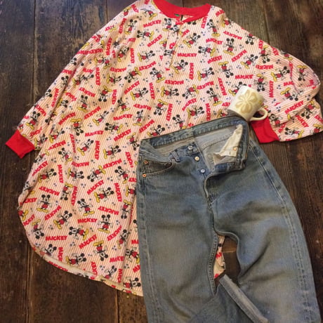 [USED]  ミッキーのスリーピングシャツ
