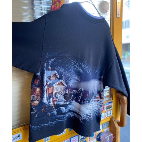 [USED] 90'S GOODデザイン SWEAT カーディガン