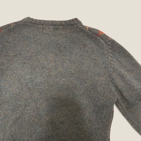 [USED] made in ITALY アーガイルKNIT！