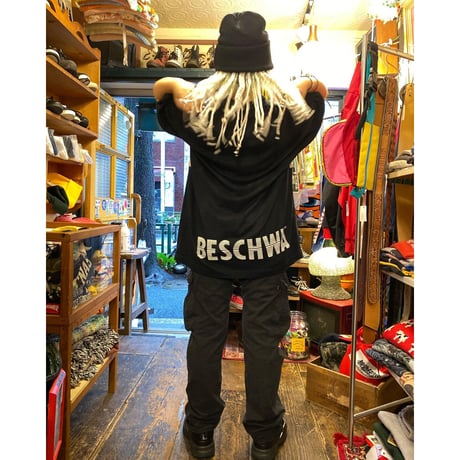 [USED] 90's BESCHWA👽 HALF ZIP sweat