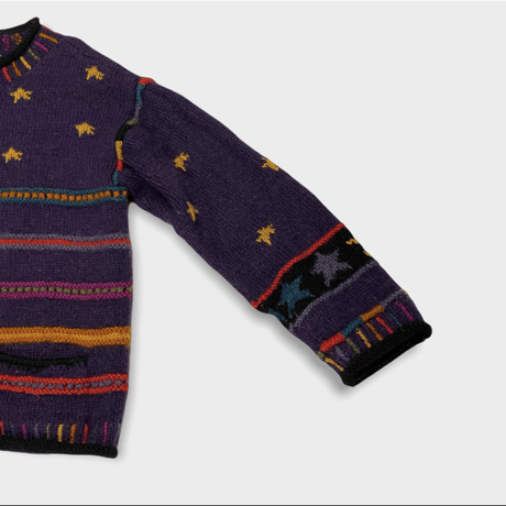 [USED] レインボー🌟WOOL KNIT カーディガン