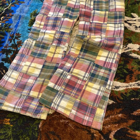 [USED] パッチワークチェック柄PANTS