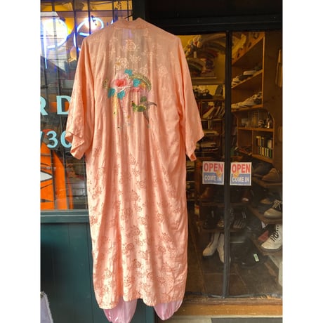 [USED] vintage CHINA ガウン ピンク