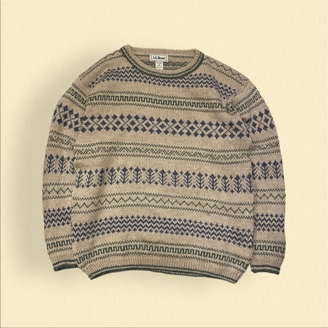 [USED] "L.L.Bean" LINEN&WOOLのニット