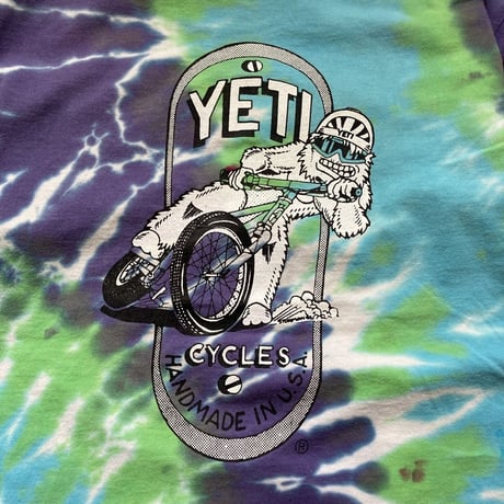 [USED]  YETI CYCLES タイダイプリントT