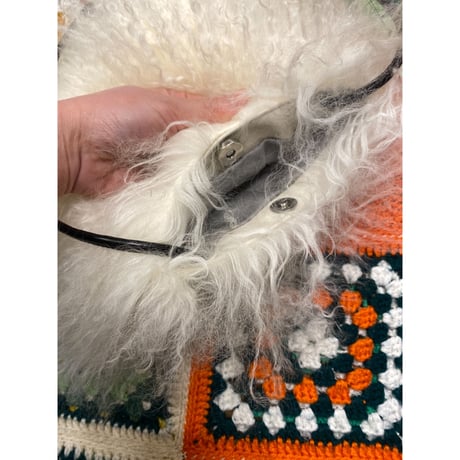 [USED] WHITE FUR ミニバッグ