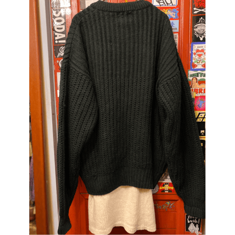 [USED] ゆるっとブラックカーディガン