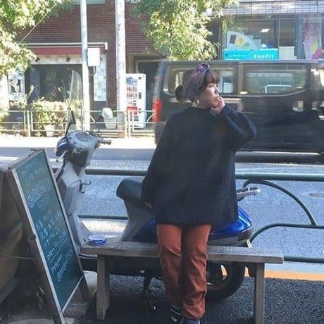 [USED] DKNYざっくりニット