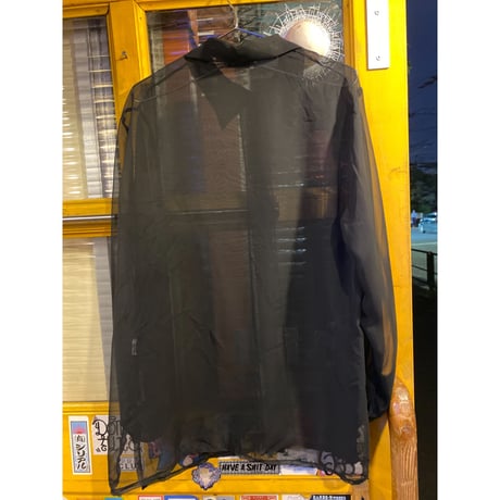 [USED] BLACKシースルー シャツ