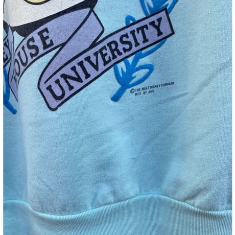 [USED] OLD "MICKEY UNIVERSITY" SWEAT💛