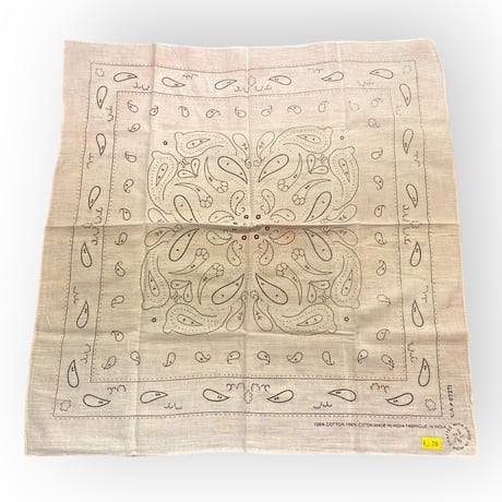 [USED] くたっと ペイズリー柄 BANDANA